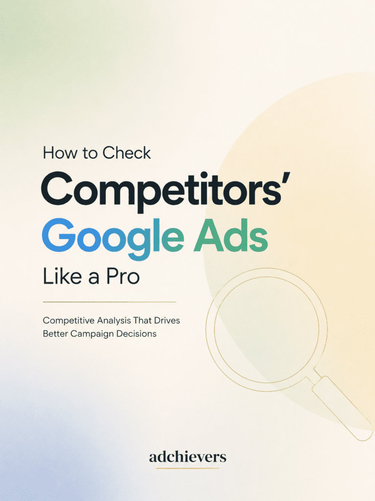 How to check competitors Google Ads