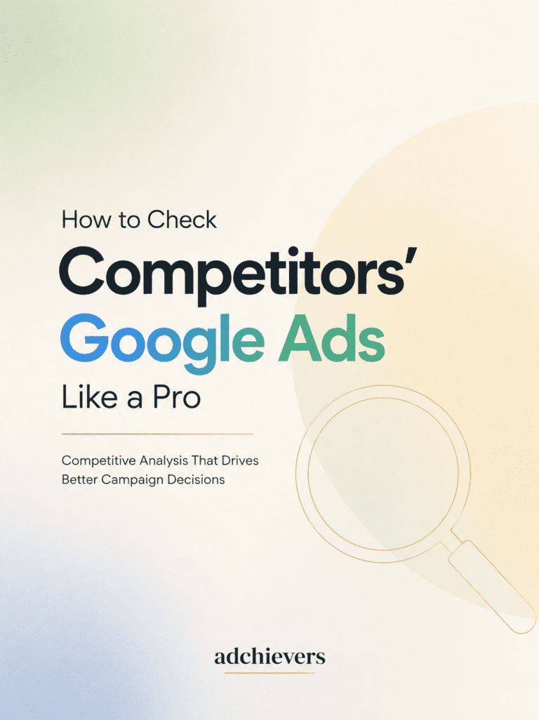 How to check competitors Google Ads